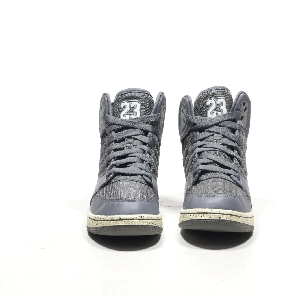Air Jordan 1 Flight 4 Premium High-Top Sneakers Leather Grey Color For Women