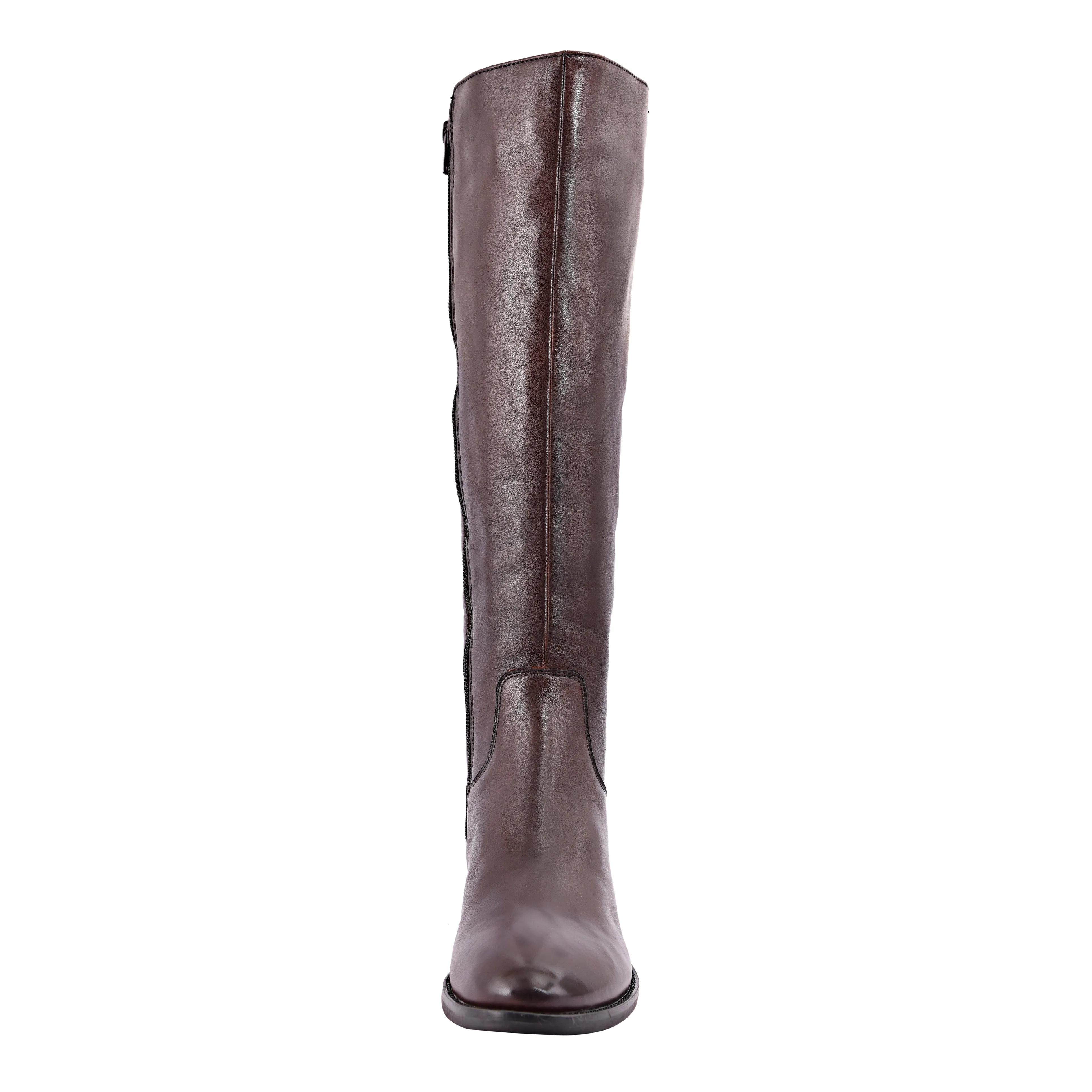 Garnet Block Heel Knee High Riding Boots