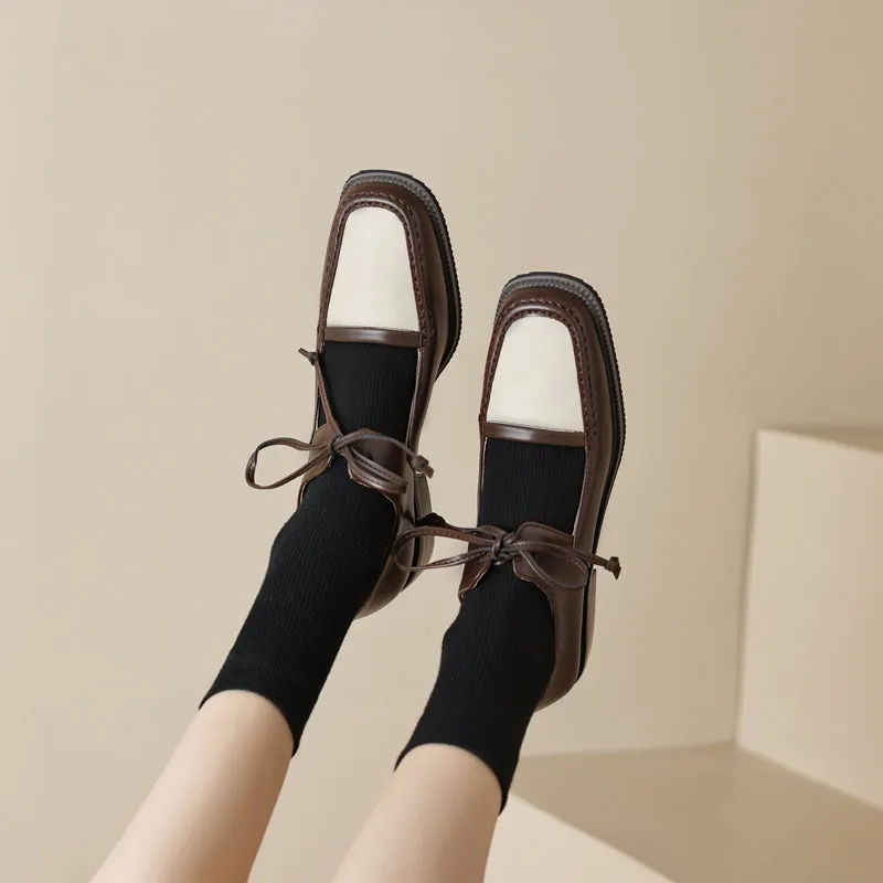 Greta Laced Retro Loafers - 2 Colors