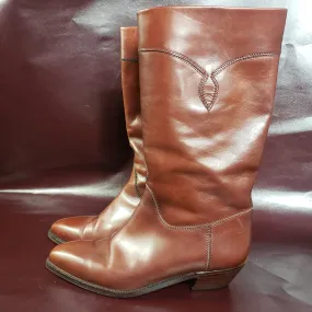 GUCCI Western Heeled Boots Size 41