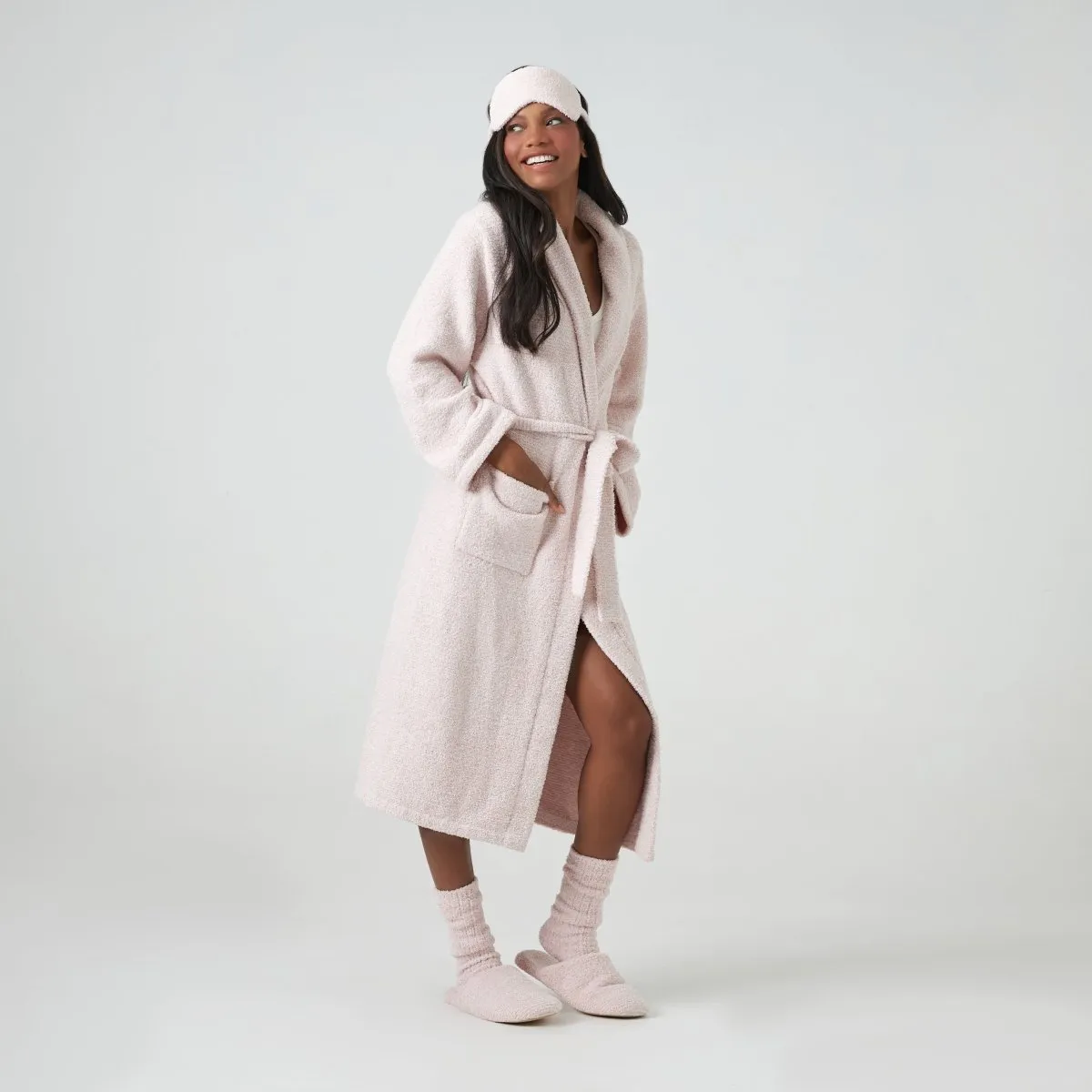 Kashwere Lounge Heathered Robes and eye mask sets