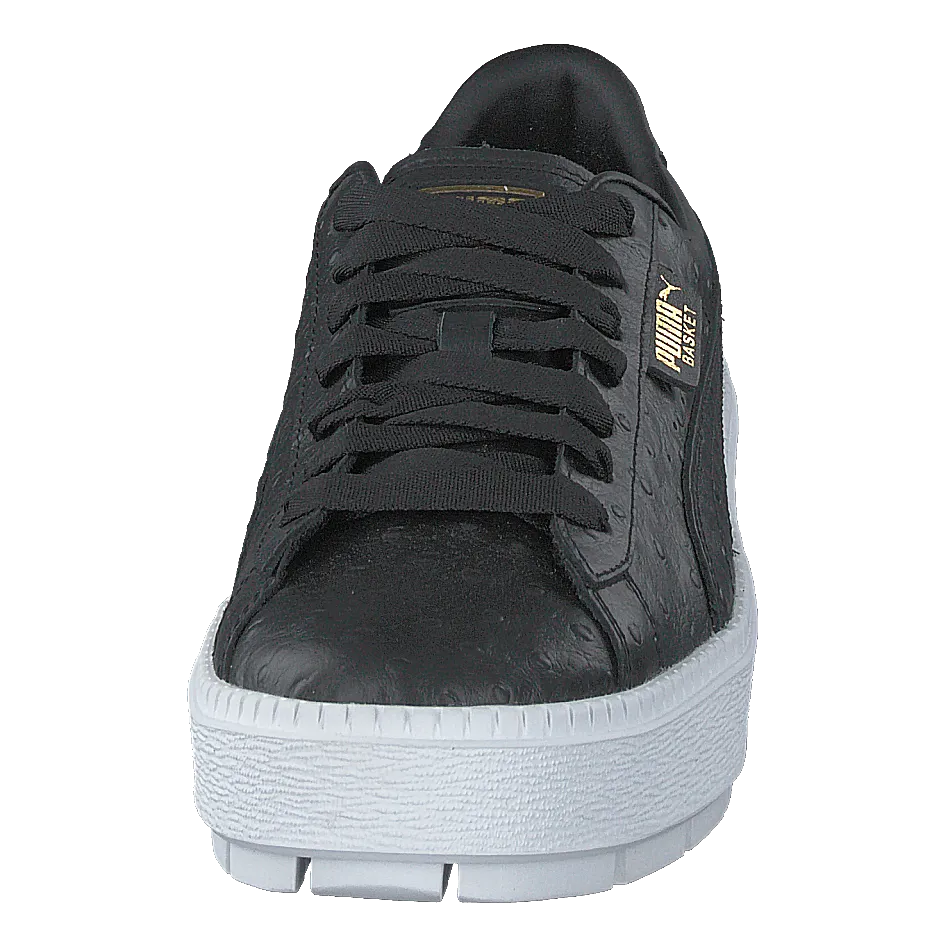 Platform Trace Ostrich Wmns Black