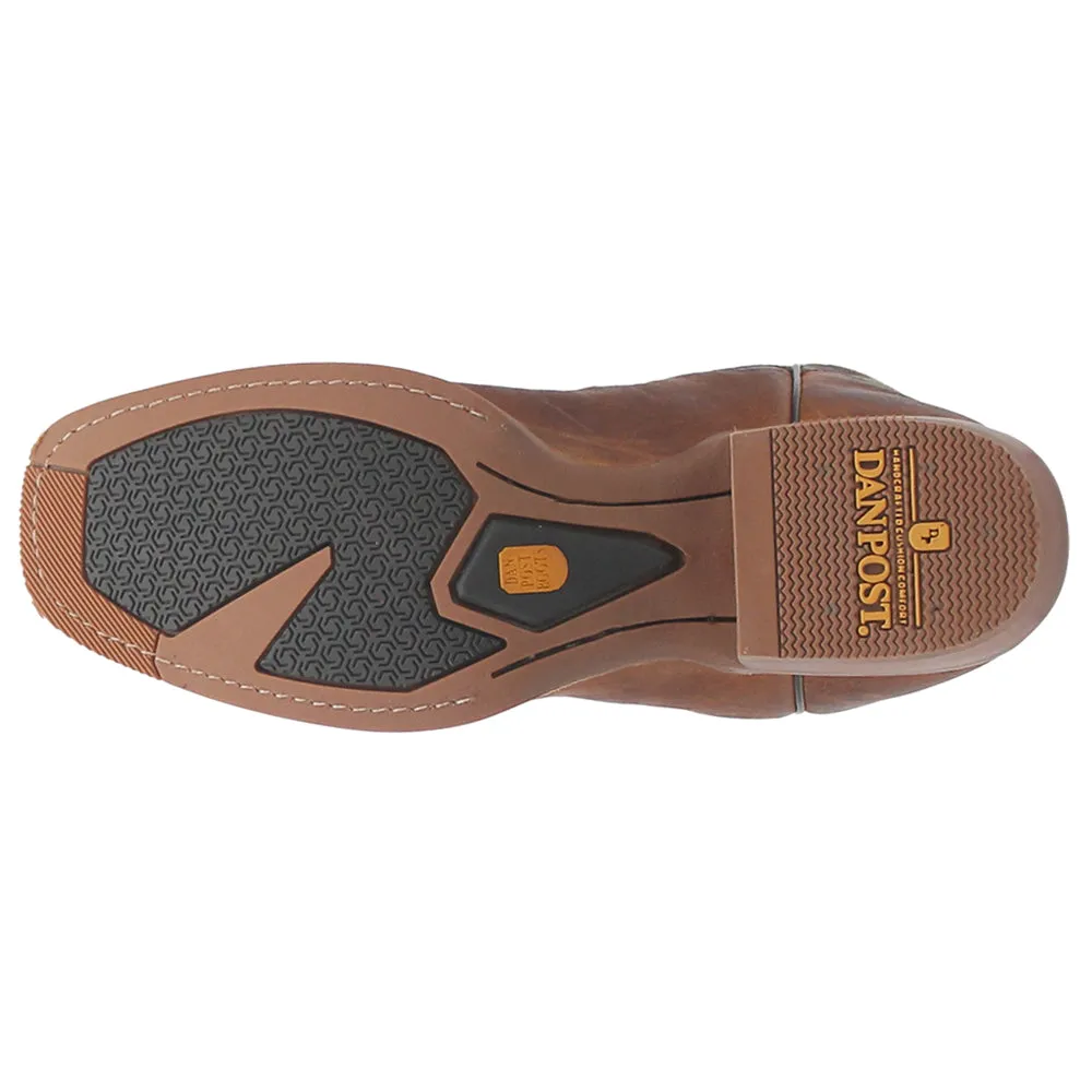 Richland Embroidered Square Toe Pull On Cowboy Boots