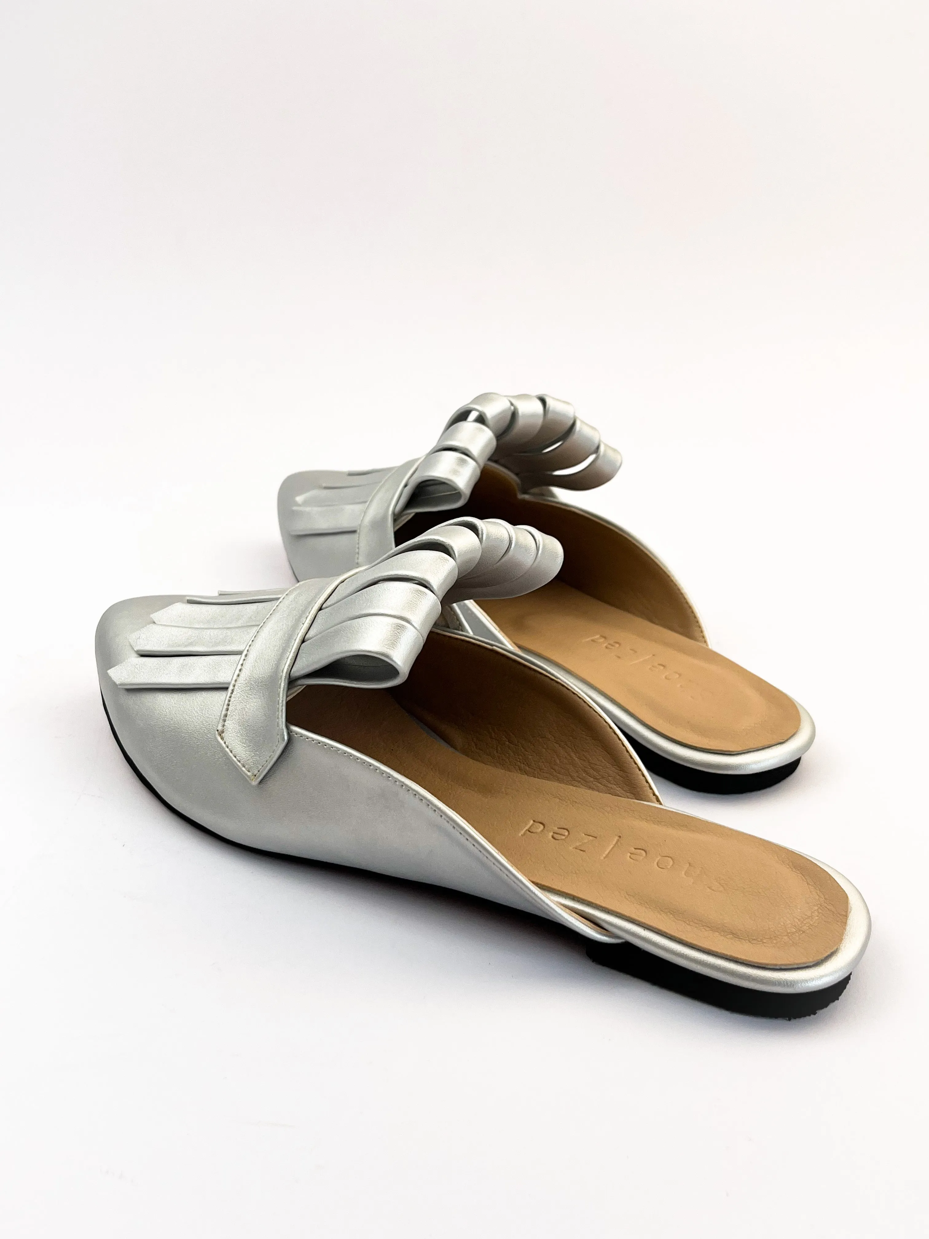 Silver Met Gala Mules