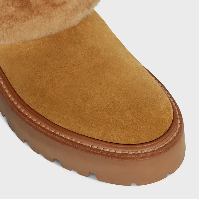 Suede Calfskin Bulky Highboot