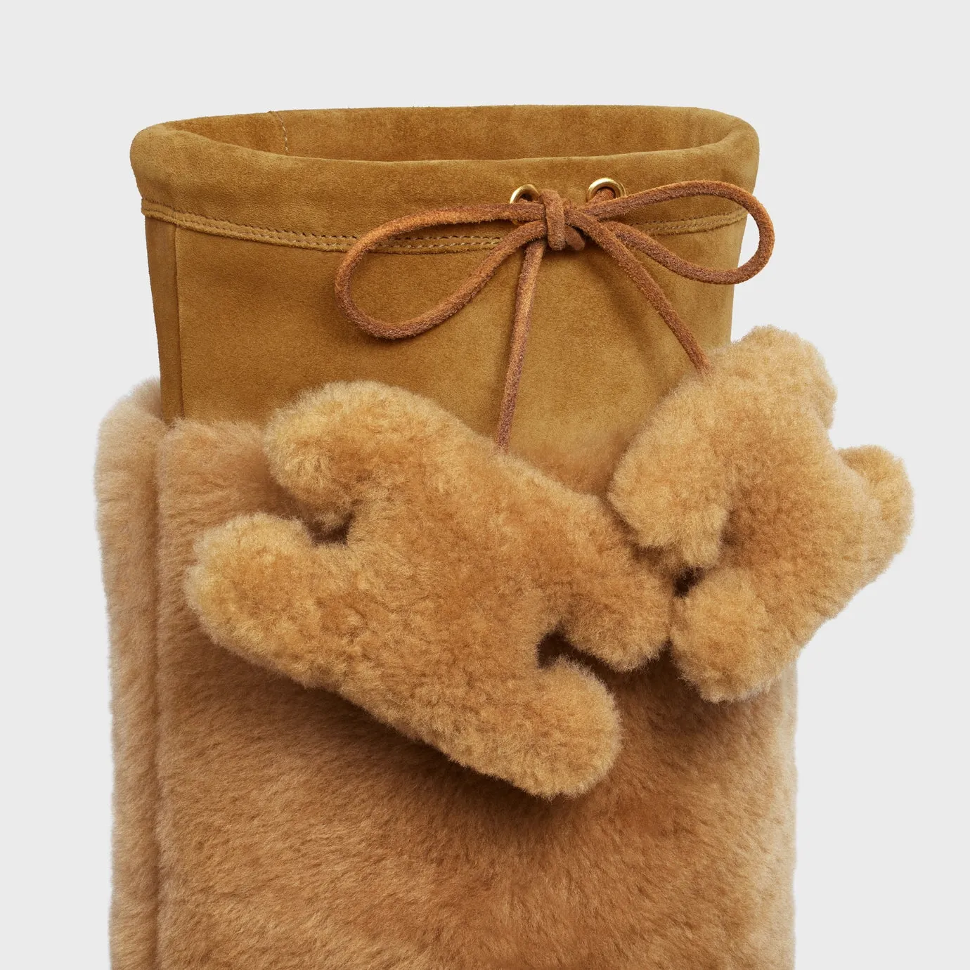 Suede Calfskin Bulky Highboot