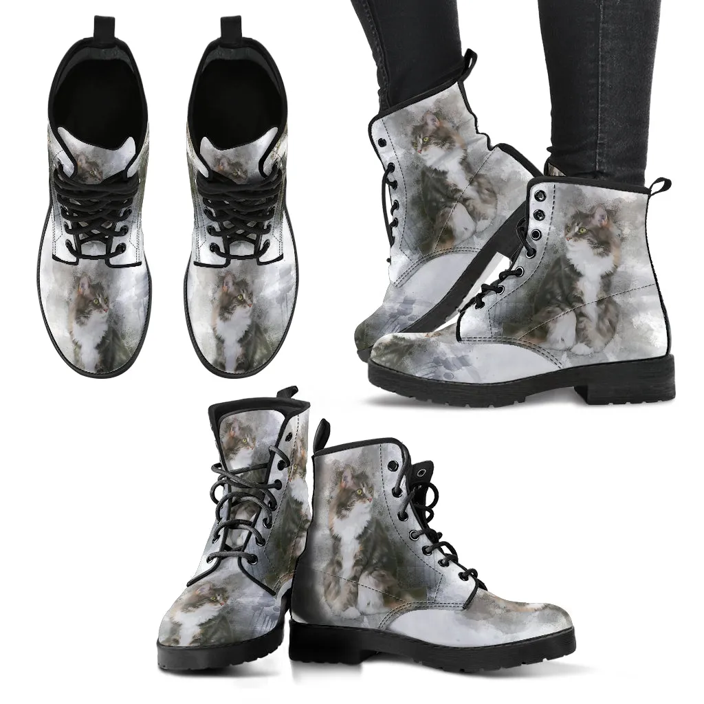 Sweet Cat Women's Vegan Leather Boots